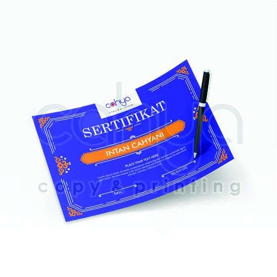 Cetak Sertifikat