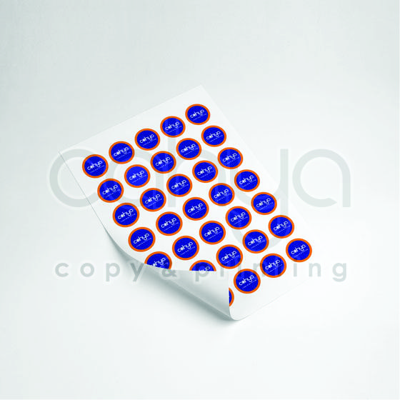 Cetak Sticker Vinyl Putih