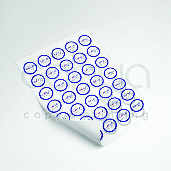 Cetak Sticker Vinyl Transparan